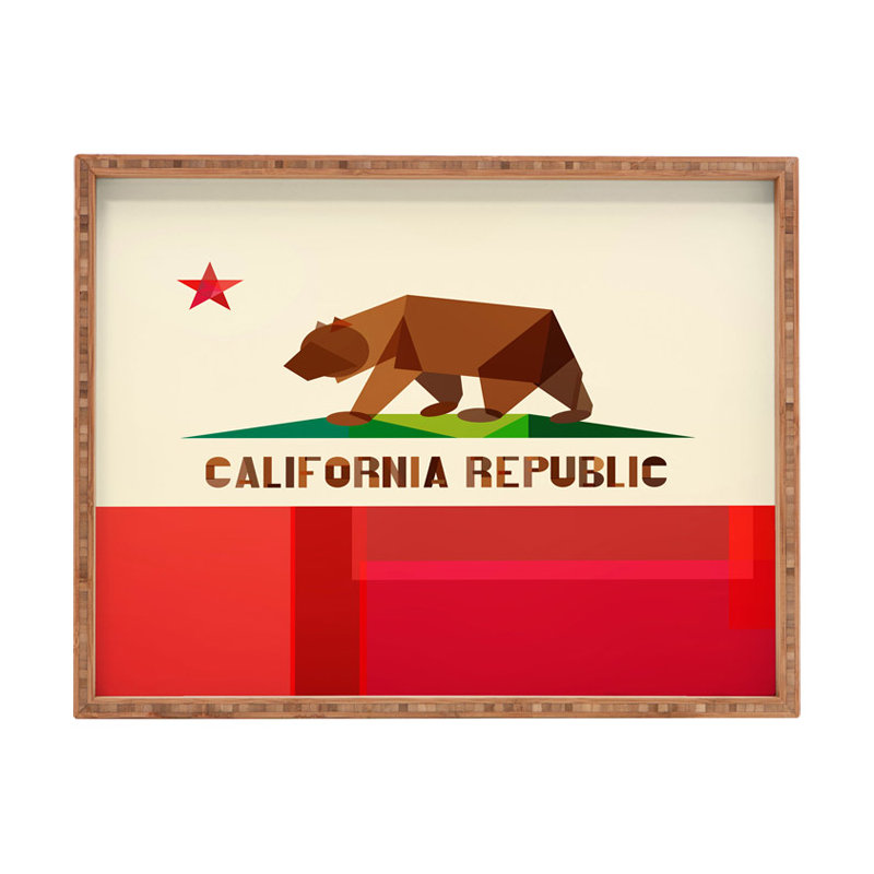 Plateau de table basse/repose-pieds california