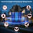 Bug Zapper, Mosquito Zapper Indoor Outdoor, Fly Zapper, Fly Traps, 15w Light & 4200v Grid Mosquito Killer For Home, Backyard, Patio