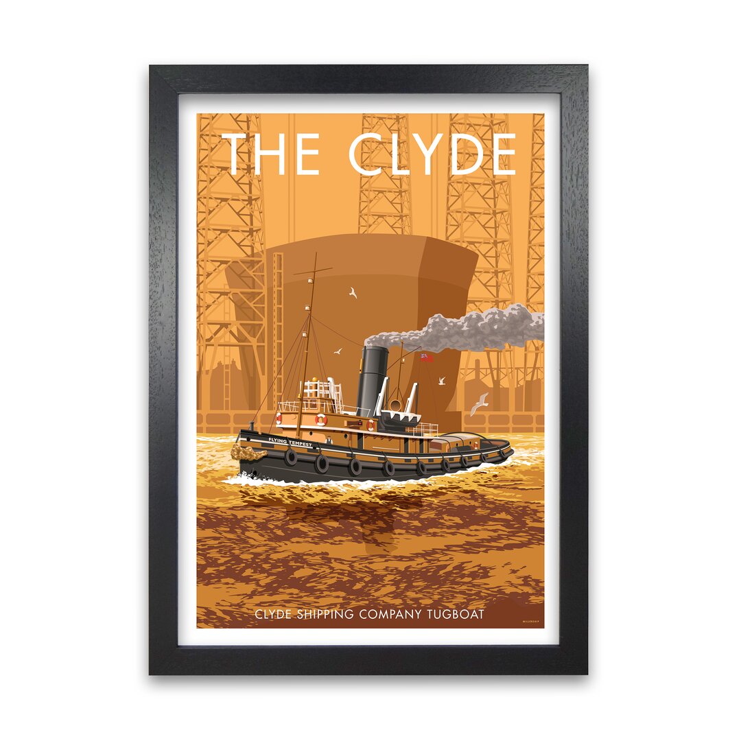 Poster Scotland River Clyde von Stephen Millership