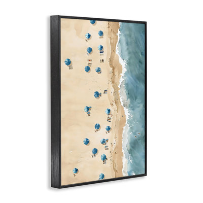 Drap de plage encadré, design par LSR Design Studio