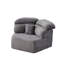 Fauteuil d'appoint surdimensionné avec coussins Bahl-316363574
