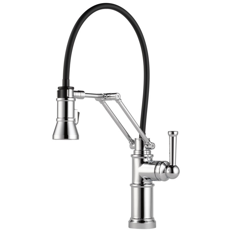 Artesso® Single Handle Articulating Kitchen Faucet, Chrome