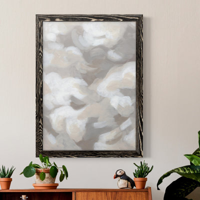 «Abstract Cumulus I», toile encadrée de qualité supérieure - prête à être accrochée