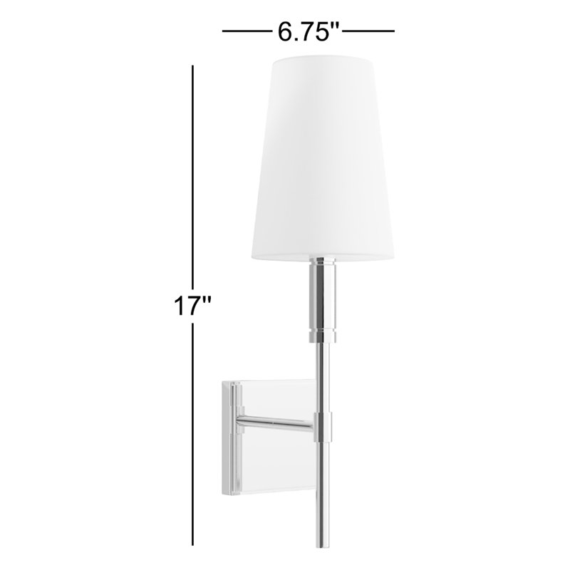 Beckham Classic 1 - Light Wallchiere, Burnished Brass