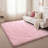 Solid Rug Soft Fluffy Pink Indoor Area Rug for Living Room Bedroom Nursery Kids Room-282785353