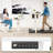 Electric Standing Desk Adjustable Height Sit Stand Home Office Desk With Splice Board