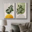Boho de style Mid-Century moderne, "Bold Bright Yellow & Green Leaves-70115285-70115282