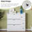 Sleek Entryway Shoe Cabinet With 3 Drawers And Pull-Down Seat, White Versatile Seat Flip For Maximum Storage,