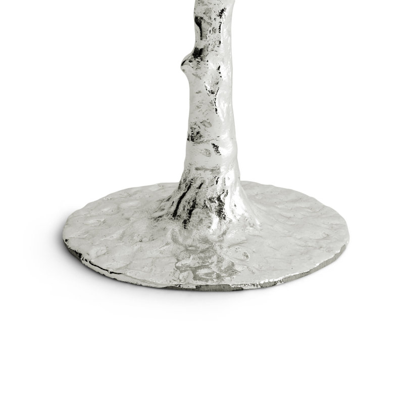 Tree of Life Menorah, Silver