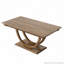 Ensemble de 6 tables de salle à manger en bois 6 pièces avec banc long et 4 chaises, style moderne-1343864650