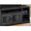 Meuble télé, console de 60 po, meuble multimédia, meuble de rangement, salon, chambre à coucher, stratifié noir, transitionnel-1191020707
