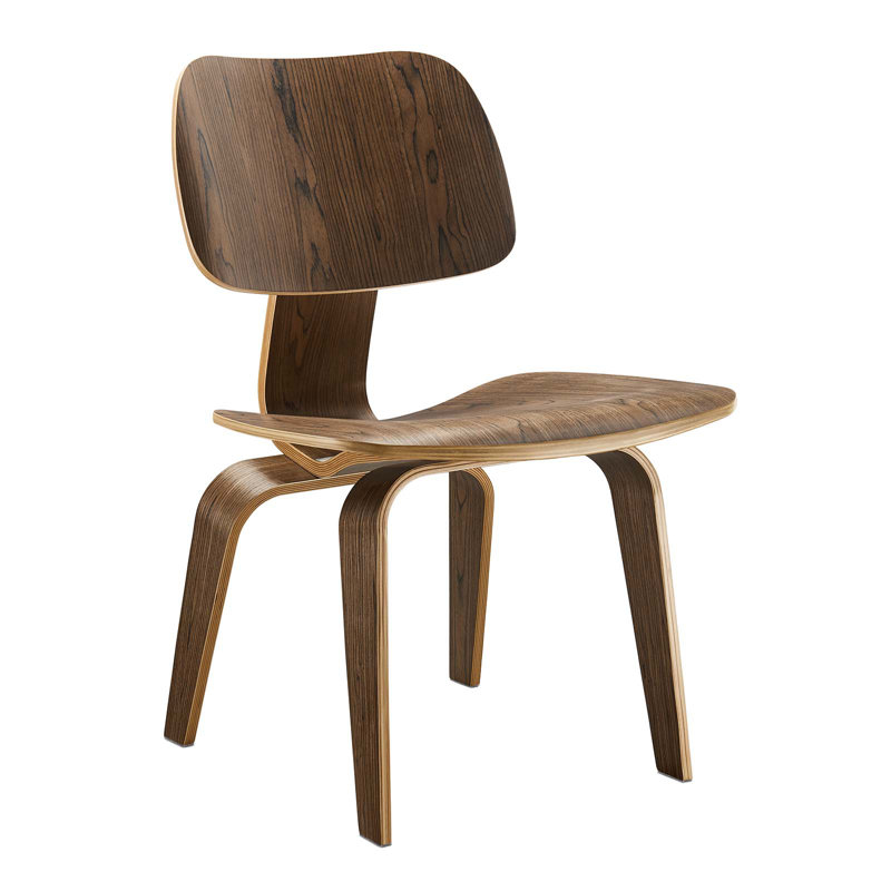 Molded Dining Chair, Walnut