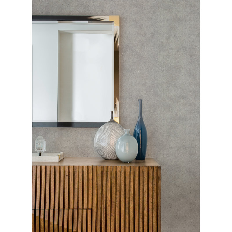 Cibola Metallic Wallpaper Roll, Gray