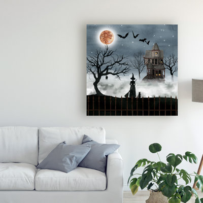 Reproduction d’art graphique sur toile tendue « Harvest Moon I » par Grace Popp
