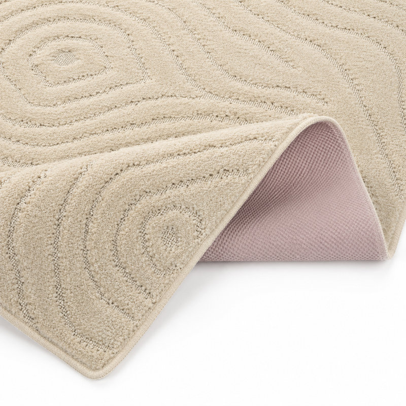 Tapis de couloir moelleux à coupe ondulée Serenity Soft, Ivory, 10 ft