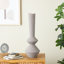 Vase cannelé en métal Cole And Grey