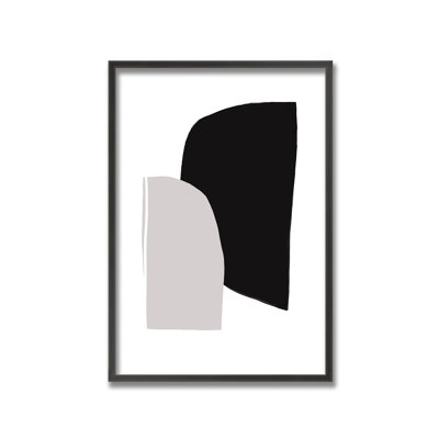 Abstractions No 5 par Uplusmestudio - Peinture encadrée sur papier