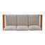 Ensemble de conversation en bois d'eucalyptus Morre-248887628