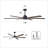 Ceiling Fan With Lights Quiet DC Motor  Ceiling Fans 6 Speed Levels,Reversible Ceiling Fan, For Patio Living Room, Bedroom-782615697