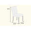 Upholstered Soft Fabric 2Pc Dining Chairs Channel Tufting Neutral Tone Side Chair Black Wooden Legs Dining Room