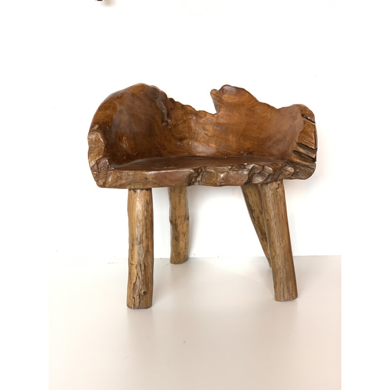 Banc en bois massif Fierro