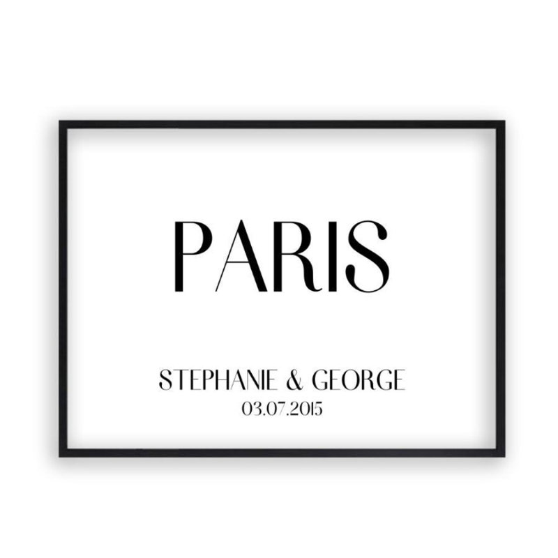 Print, Matt Black Frame, 43 cm H x 61 cm W x 2.5 cm D