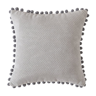  Pom-Poms Throw Pillow