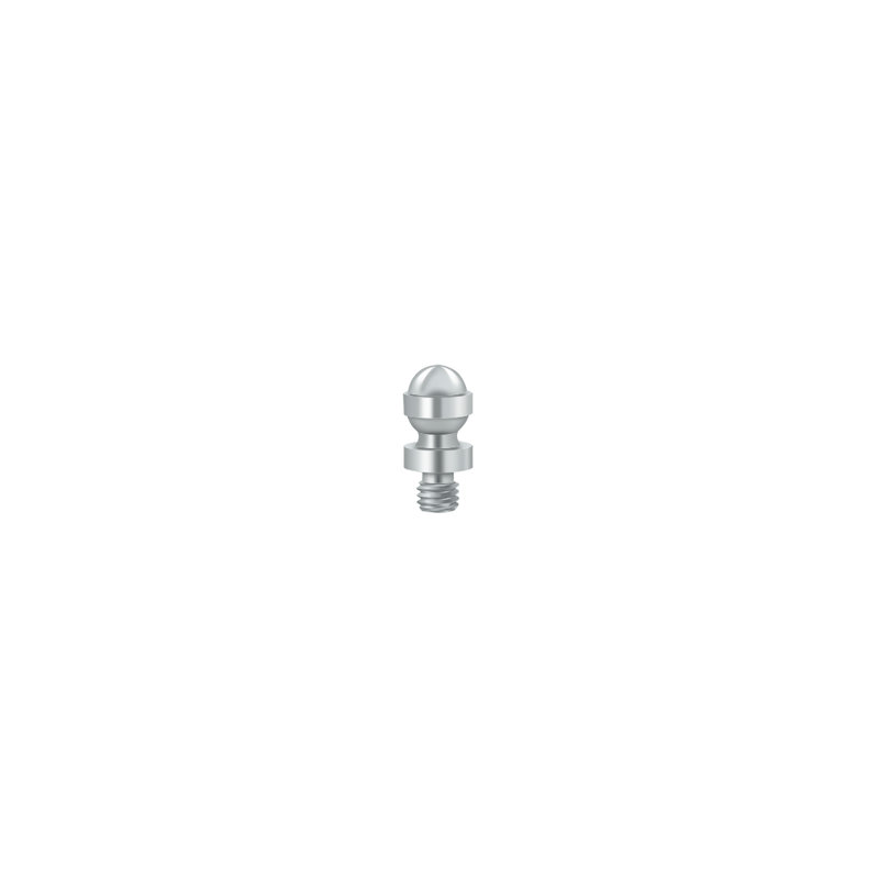 Cabinet Acorn Tip, Polished Chrome