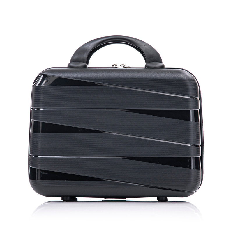 14 "/ 20" / 24 "/ 28" 4 pièces / ensemble dans un bagage à roulettes en PP, une valise de transport, une tringle en fer, une serrure à mot de passe à combinaison, un étui à cosmétiques de 14 po