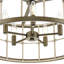 Lustre géométrique en cage à 5 lumières Jiayi