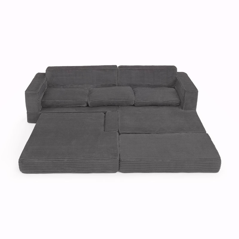 Canapé modulaire L, Gris