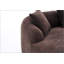 Canapé modulaire confortable en L avec méridienne incurvée, sans assemblage requis, mousse à haute densité pour le salon et la chambre à coucher