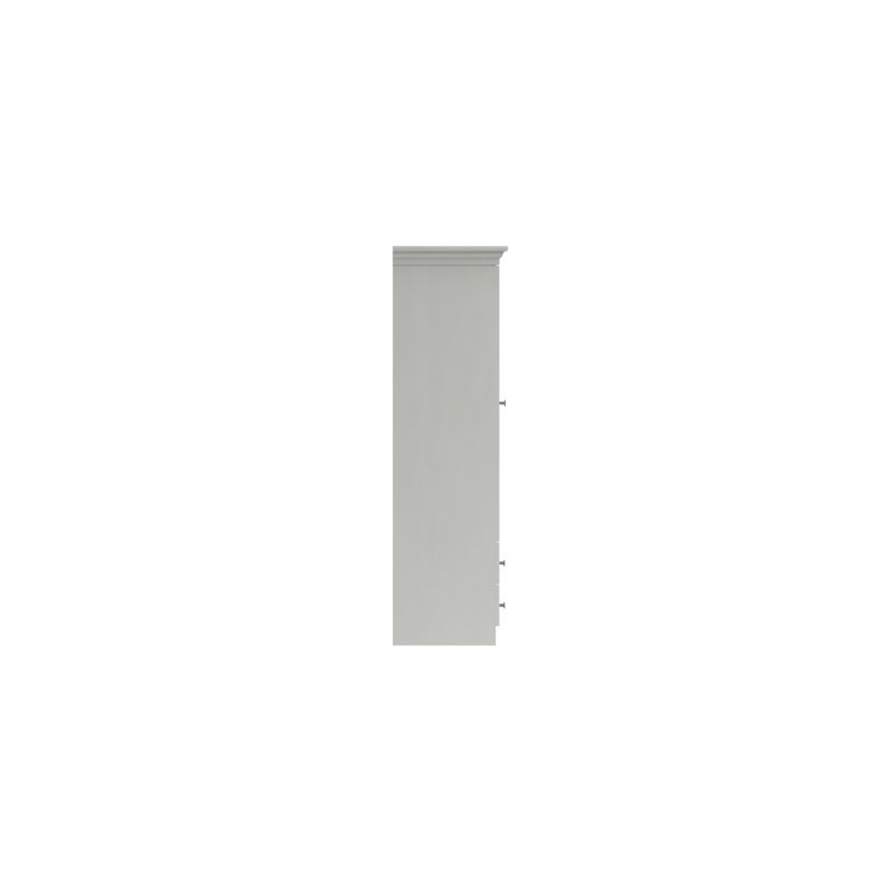 Wisbech 2 Door Manufactured Wood Wardrobe, White