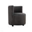 Chaise rembourrée avec dossier Chaise d'appoint pour salon Canapé simple pour cuisine Salle à manger Chambre à coucher Salle de lecture