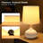14" Modern White Ceramic Small Table Lamp with Pre-Assembled Shade-88191430