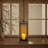 Rectangular Lantern with Glass Candle Compartment for Pathway & Patio-95978530
