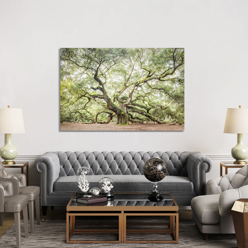 Angel Oak Tree by Apryl Roland - Gallery-Wrapped Canvas Giclée on Canvas, Does Not Apply, Wrapped Canvas