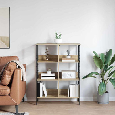 82cm W Steel Etagere Bookcase