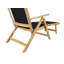 Chaise longue de jardin pliante en teck Aquitania -1696448297
