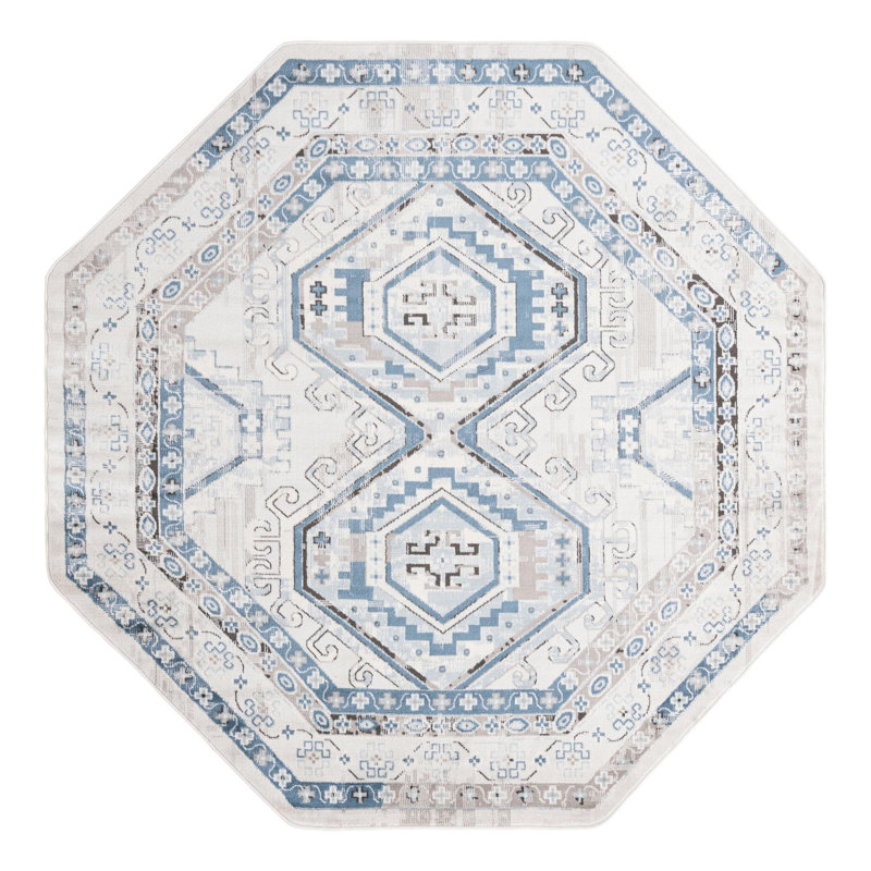 Fleeton Oriental Indoor Rug, Octagon 7'10"