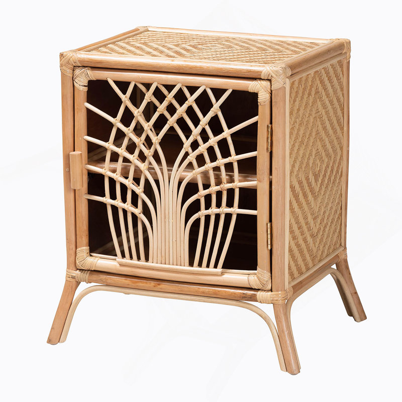Table de chevet avec tablette intérieure