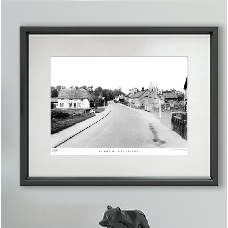 Arlesey, High Street C1965 - Single Picture Frame Print, 40cm H X 50cm W x 2cm D
