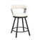 Laub Swivel Upholstered Counter Stool with Metal Frame