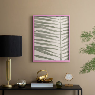 Frond Fingers II Framed Print - Solid Wood