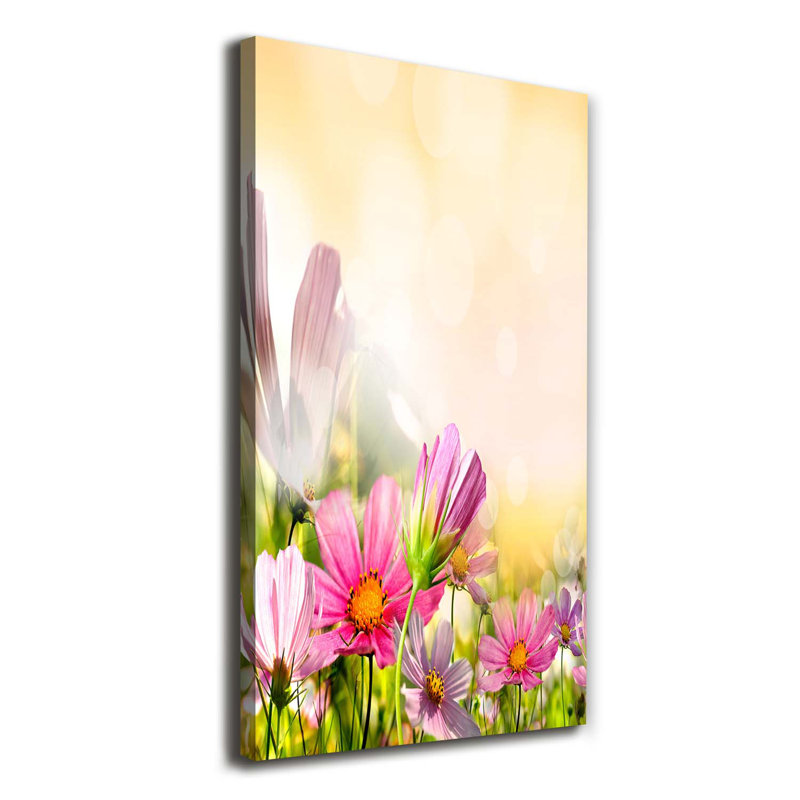 Field Flowers - Wrapped Canvas Print
