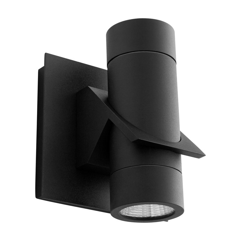 Shockey Aluminium LED Wall Light, Black