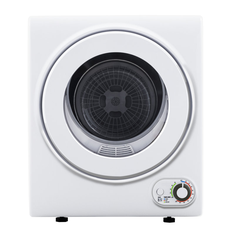 Simzlife 1.5 Cubic Feet High Efficiency Electric Stackable Dryer with Steam Dry