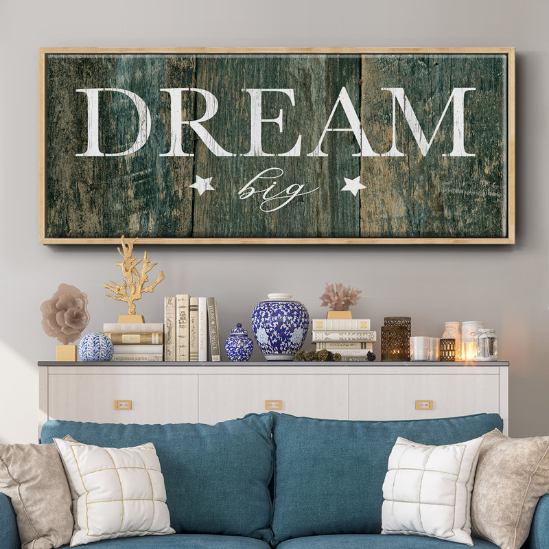 Dream Big- Framed Canvas