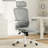 Ergonomic Mesh Office Chair With Multi-adjustable Headrest-1660202707