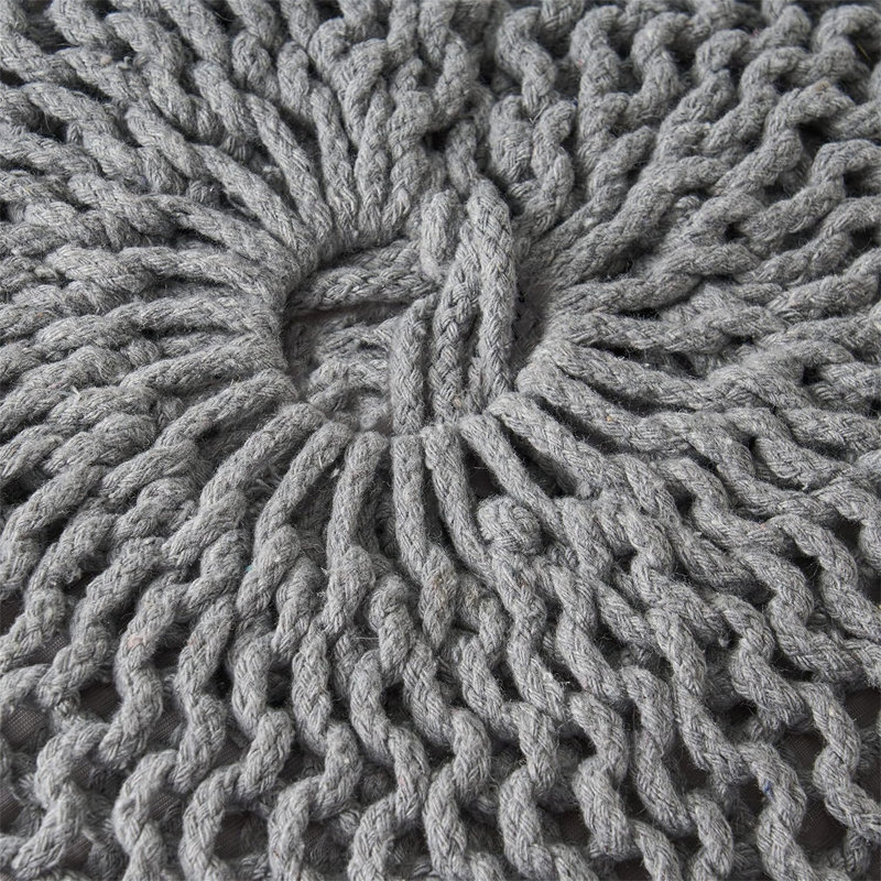 Pouf Malibu, Coton gris